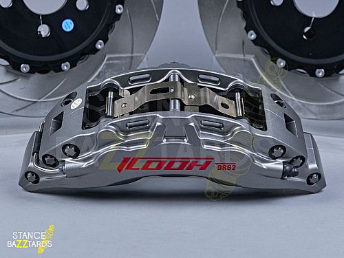 Усиленные тормоза VOLVO S60 2 (2010-2018) ICOOH IC5 (ротор до 362 мм) 6 поршней, передняя ось, серый Усиленные тормоза VOLVO S60 2 (2010-2018) ICOOH IC5 (ротор до 362 мм) 6 поршней, передняя ось, серый — фото 2