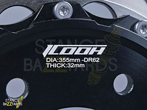 Тормозная тюнинг-система MITSUBISHI Pajero 4 поколение (2006-2024) ICOOH IC51 (355*32mm, Фиксированный, Насечки), поршней: 6, передняя ось, цвет: Черный IC51-2122-B-03-07-01-02-0E-04-00-02 Тормозная тюнинг-система MITSUBISHI Pajero 4 поколение (2006-2024) ICOOH IC51 (355*32mm, Фиксированный, Насечки), поршней: 6, передняя ось, цвет: Черный IC51-2122-B-03-07-01-02-0E-04-00-02