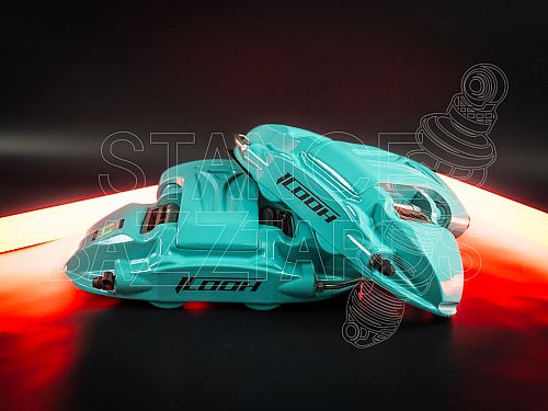 Суппорта тормозные (пара) 4 поршней ICOOH для системы DT48, DT48T