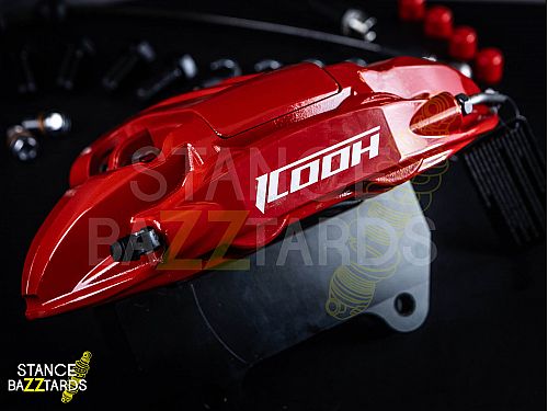 Карбон-керамическая тормозная система ICOOH DT48 (CCB), задняя ось, 4 поршней, диски 355-380 мм — фото 2