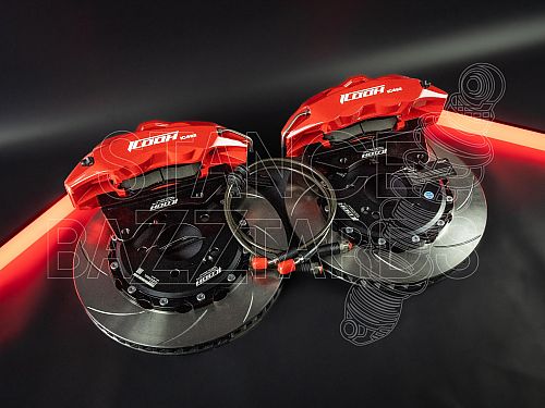 Тормозная тюнинг система HYUNDAI SONATA VIII (DN8) (2019-2024) ICOOH IC4S2 (ротор до 330, 355, 380 мм) цвет: Красный, поршней: 4, передняя ось, IC4S2-1458-R-0-0-0-0-0-0-0-0