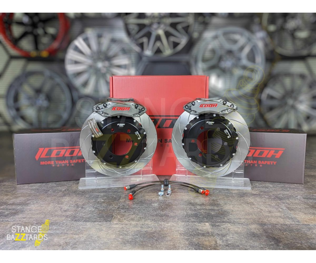 Усиленные тормоза VOLKSWAGEN BEETLE 2 (2011-2019) ICOOH IC4S3 (ротор 330-380 мм) 4 поршня, задняя ось, серый Усиленные тормоза VOLKSWAGEN BEETLE 2 (2011-2019) ICOOH IC4S3 (ротор 330-380 мм) 4 поршня, задняя ось, серый