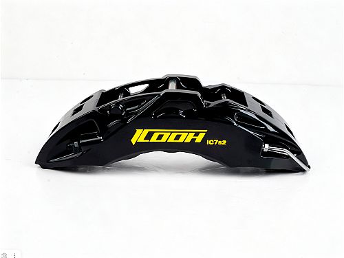 Тормозная тюнинг система Skoda Citigo 1 поколенеие (2011-2017) ICOOH IC7S2 (ротор 380 или 405 мм) цвет: Черный, поршней: 6, передняя ось, IC7S2-3420-B-0-0-0-0-0-0-0-0