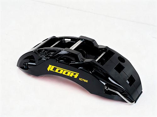 Тормозная тюнинг система Skoda Citigo 1 поколенеие (2011-2017) ICOOH IC7S2 (ротор 380 или 405 мм) цвет: Черный, поршней: 6, передняя ось, IC7S2-3420-B-0-0-0-0-0-0-0-0