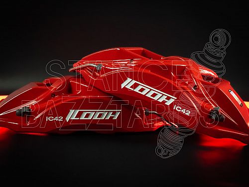 Суппорта тормозные (пара) 4 поршней ICOOH для системы X42, X42R Суппорта тормозные (пара) 4 поршней ICOOH для системы X42, X42R