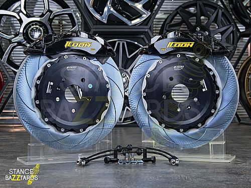 Тормозная тюнинг система GAC GS8 2 поколение (2021-2024) ICOOH X62, (405*34mm, Фиксированный, Насечки) цвет: Черный, поршней: 6, передняя ось, X62-1168-B-03-10-01-02-09-02-00-02