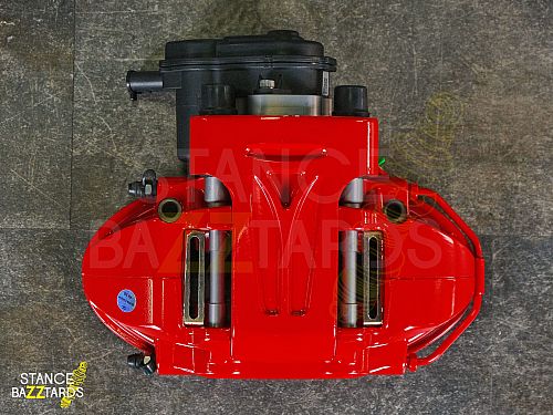 Тормозная тюнинг система SKODA OCTAVIA I (A4, 1U) (1996-2010) ICOOH DT48 (ротор до 380 мм) цвет: Красный, поршней: 4, задняя ось, DT48-2617-R-0-0-0-0-0-0-0-0