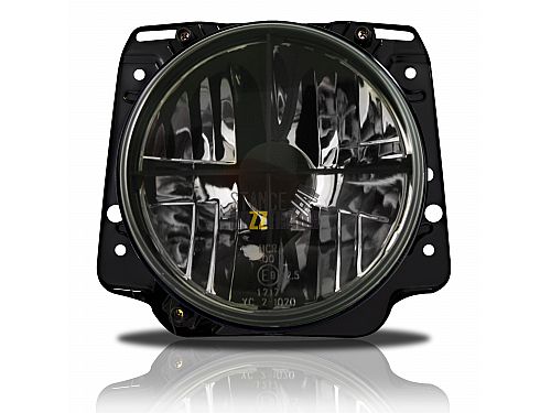 Фары передние JOM Volkswagen Golf 2 поколение (MK2) (19E) (1983-1992) (H4) черные с перекрестием, 191941753CSSK