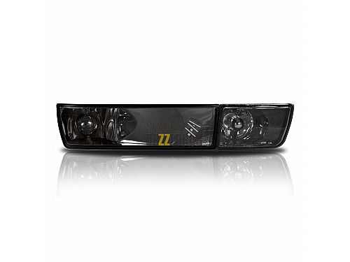 Поворотники (указатели поворота) JOM Volkswagen Golf 3 поколение (MK3) (1H) (1991-1998) (вкл противотуманные фары (ПТФ)) черные, 1H0953003KS