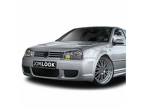Бампер передний JOM Volkswagen Golf 4 поколение (MK4) (1J) (1997-2006) в стиле RS-Look (с сертификатом), 1J1807103JRS