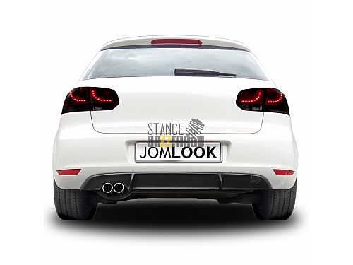 Бампер задний JOM Volkswagen Golf 6 поколение (MK6) (1K) (2009-2014) в спорт стиле (Sport look), 1L0805901