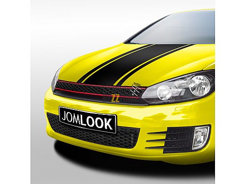 Бампер передний JOM Volkswagen Golf 6 поколение (MK6) (1K) в спортивном стиле (Sport Look), вкл решетку радиатора и противотуманные фары (для авто без омывателей фар), 1L0807103JTI