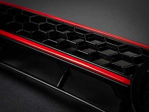 Передняя решетка JOM VW Golf MK6 с прорезью для эмблемы (2008-2012), 1L0853653SME Передняя решетка JOM VW Golf MK6 с прорезью для эмблемы (2008-2012), 1L0853653SME