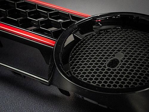 Передняя решетка JOM VW Golf MK6 с прорезью для эмблемы (2008-2012), 1L0853653SME Передняя решетка JOM VW Golf MK6 с прорезью для эмблемы (2008-2012), 1L0853653SME