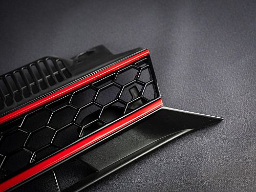 Передняя решетка JOM VW Golf MK6 с прорезью для эмблемы (2008-2012), 1L0853653SME Передняя решетка JOM VW Golf MK6 с прорезью для эмблемы (2008-2012), 1L0853653SME