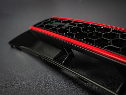Передняя решетка JOM VW Golf MK6 с прорезью для эмблемы (2008-2012), 1L0853653SME Передняя решетка JOM VW Golf MK6 с прорезью для эмблемы (2008-2012), 1L0853653SME