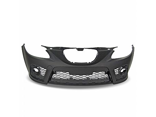 Бампер передний JOM, Seat Leon 2005-2009 (не для рестайлинга), пластик, без решетки, 1P0807103JRS-2