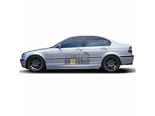 Боковые юбки JOM BMW 3 Серия E46 (1997-2003) Sedan, Touring (ABS пластик), 20751