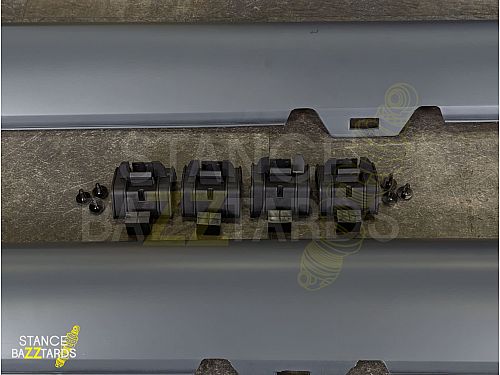 Боковые юбки (пороги) JOM Volkswagen Golf 5 поколение (MK5) (1K) (5 Дв) (2003-2009) в стиле GTi (полный монтажный комплект) (полипропилен), 20753