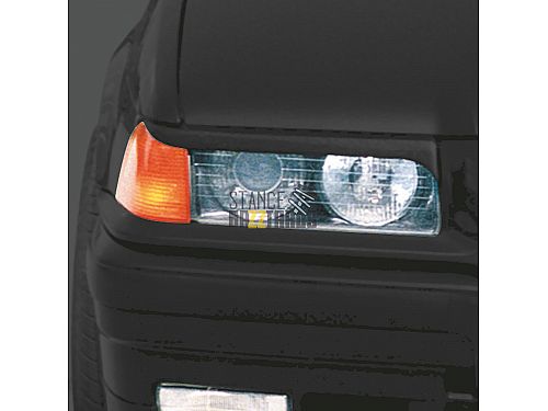 Реснички (накладки) на передние фары JOM BMW 3 Серия E36 (1990-2000) (дизайн средней длины) (с сертификатом), 20810-1