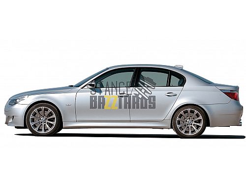 Боковые юбки JOM BMW 5 Серия E60, E61 (2003-2010) в спорт стиле (Sport Look) (полипропилен), 20995