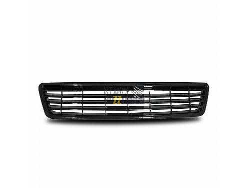 Решетка радиатора без значка JOM Audi A6 4B/C5 (1997-2001) черная (ABS пластик), 4B0853653OE