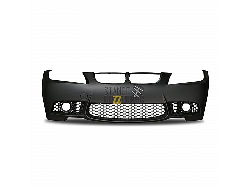 Бампер передний JOM BMW 3 Серия E90/E91 (2008-2011) в спорт стиле (Sport Look) (для 4 дв моделей) с отверстиями парктроников (PDC) и противотуманными фарами (артикул 82331), 5111288JOM