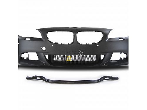 Бампер передний JOM BMW 5 Серия F10 Sedan (2010-2013), F11 Touring (2010-), в спорт стиле (Sport Look) (+противотуманные фары), 5111291JOM