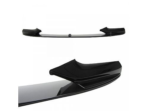 Спойлер JOM, передний, BMW F10 Limo 2010-2013, глянцево-чёрный, цельный, спортивный стиль, 5111403-2JOM
