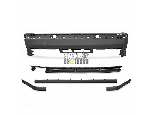 Бампер задний JOM в спорт стиле (Sport look) BMW 3 Серия E36 (1990-2000) Coupe, Cabrio, Limousine, Touring, кроме Compact (в комплекте нижний спойлер/сплиттер), 5111416JOM