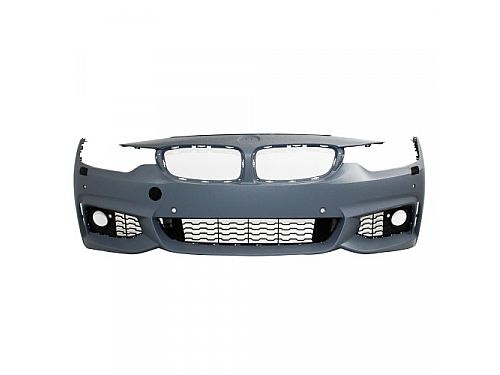 Бампер передний JOM, BMW F32/F33/F36, 2013-, MT Sport-Look, с SRA, PDC, крышка NSW, PP, 5111963-2JOM