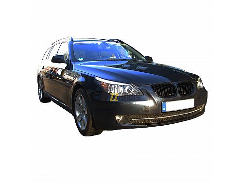 Решетка радиатора (ноздри) без значка JOM BMW 5 Серия E60 (2003-2010) черная с двойными ребрами, 5211074JOE Решетка радиатора (ноздри) без значка JOM BMW 5 Серия E60 (2003-2010) черная с двойными ребрами, 5211074JOE