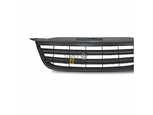 Решетка радиатора без значка JOM Volkswagen Tiguan 1 поколение (MK1) (2007-2011) с двойными ребрами (ABS пластик), 5N0853653JOE