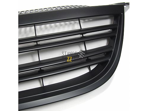 Решетка радиатора без значка JOM Volkswagen Tiguan 1 поколение (MK1) (2007-2011) с двойными ребрами (ABS пластик), 5N0853653JOE
