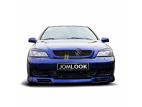 Решетка радиатора без значка JOM Opel Astra G (1998-2004) черная (ABS пластик), 6320027OE