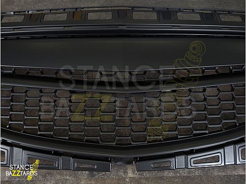 Решетка радиатора без значка JOM Opel Insignia 1 поколение (MK1) дорестайлинг (2008-2013) в спорт стиле черная (ABS пластик), 6320035MOE Решетка радиатора без значка JOM Opel Insignia 1 поколение (MK1) дорестайлинг (2008-2013) в спорт стиле черная (ABS пластик), 6320035MOE