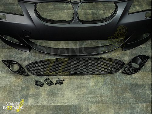 Бампер передний JOM BMW 5 Серия E60 Sedan (2003-2007), E61 Touring (2004-2007) с отверстиями парктроников (PDC) в спорт стиле (Sport Look), 5111286JOM Бампер передний JOM BMW 5 Серия E60 Sedan (2003-2007), E61 Touring (2004-2007) с отверстиями парктроников (PDC) в спорт стиле (Sport Look), 5111286JOM