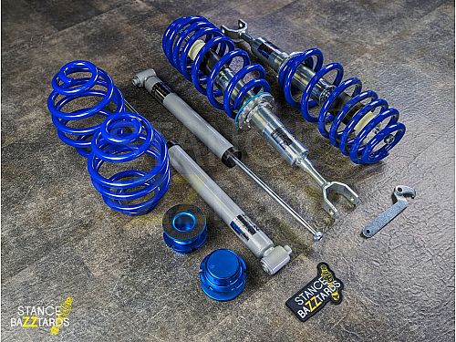 Комплект винтовой подвески (койловеров) JOM Blueline Volkswagen Passat B5, B5.5 (B5+) (3B/3BG) (Нагрузка сзади 1025 кг), вкл Variant (1997-2005), кроме 4Motion с регулировкой высоты, 741008