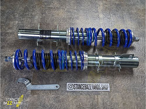 Комплект винтовой подвески (койловеров) JOM Blueline Skoda Octavia 1 поколение (MK1) (1U) (вкл Kombi) 1996-2004 с регулировкой высоты, 741014 (741001) Комплект винтовой подвески (койловеров) JOM Blueline Skoda Octavia 1 поколение (MK1) (1U) (вкл Kombi) 1996-2004 с регулировкой высоты, 741014 (741001)