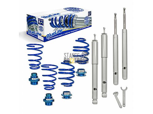 Комплект винтовой подвески (койловеров) JOM Blueline BMW 3 Серия E30 Cabrio (316/316i/318i/320i/323i/325i/324D/TD) (1986-1993) (колба 51 мм) с регулировкой высоты, 741032
