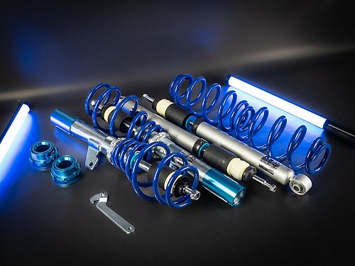 Комплект винтовой подвески (койловеров) JOM Blueline Skoda Octavia 2 поколение (MK2) (1Z, A5), вкл Kombi (1.4/ 1.6/ 1.8T/ 2.0/ 2.0T/ DSG/ 1.9TDi) (стойки 50/55 мм) с регулировкой высоты, 741048 (741039)