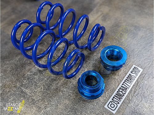 Комплект винтовой подвески JOM Blueline Volkswagen Golf 5 поколение (MK5) (1K) (1.4/ TSi/ 1.6/ 2.0/ 2.0T/ DSG/ 1.9TDi), кроме Quattro (стойки 50/55 мм) 2003-2009 с рег-кой, 741051 (741036)