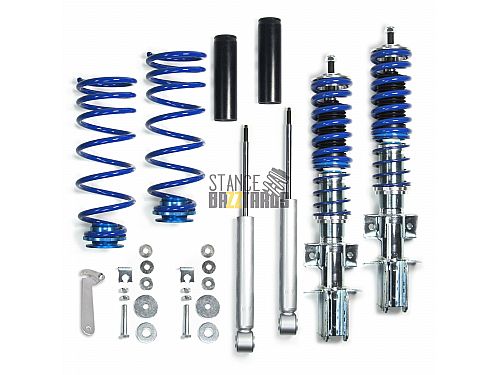 Комплект винтовой подвески (койловеров) JOM Blueline Volvo S70 (Typ L) (2.0/ 2.4/ 2.4T/2.5/ 2.5 20V/ 2.5T/ 2.5TDi/ 2.5D), кроме AWD 1996-2000 с регулировкой высоты, 741106
