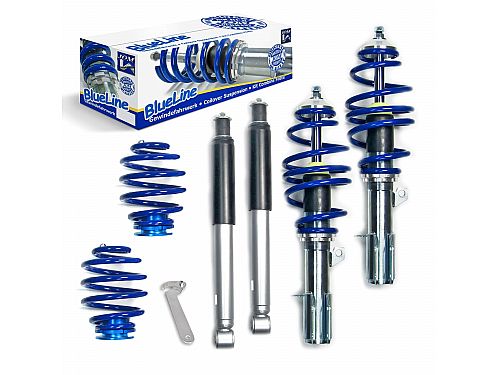 Комплект винтовой подвески (койловеров) JOM Blueline Opel Tigra Twin Top (1.4i 16V/1.8i 16V), 2004- с регулировкой высоты, 741117 (741098)