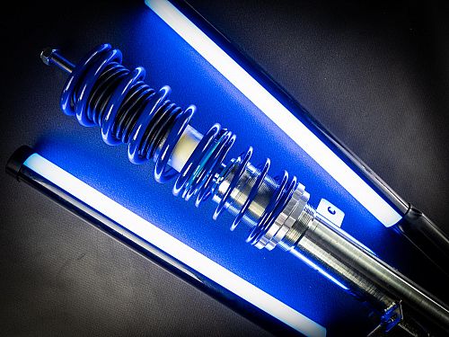 Комплект винтовой подвески (койловеров) JOM Blueline Fiat 500 (Typ 312) (1.2 8V/ 1.3/ 1.4 16V/ Abarth), (2007-) с регулировкой высоты, 741131