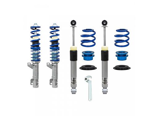 Комплект винтовой подвески (койловеров) JOM Blueline Volkswagen Bora (1J) 4Motion, вкл Variant 1.8/ 1.8T/ 2.0/ 2.3 V5/ 2.8 V6/ 1.9TDi, 1999-2005 с регулировкой высоты, 741166