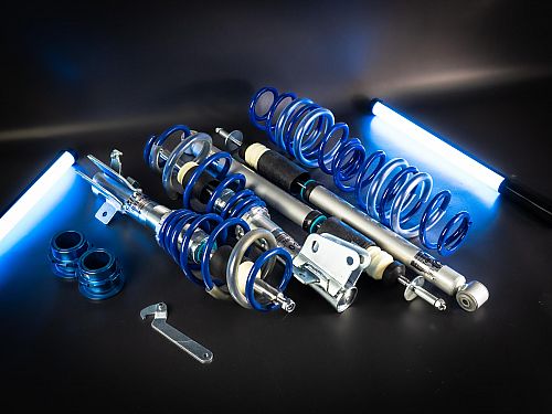 Комплект винтовой подвески (койловеров) JOM Blueline Honda Civic 8 поколение (MK8) (FK1/ FK2/ FK3/ FN1/ FN3/ FN4), 2005-2011 (нагрузка спереди до 940 кг) с регулировкой высоты, 741177