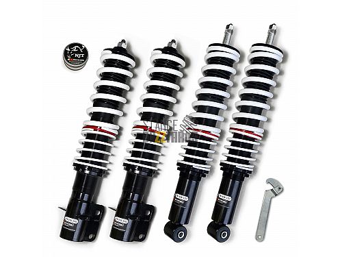 Комплект винтовой подвески (койловеров) JOM NJT eXtrem Volkswagen Scirocco 1, 2 поколение (MK1, 2) (53, 53B) с регулировками высоты и жесткости, 751006