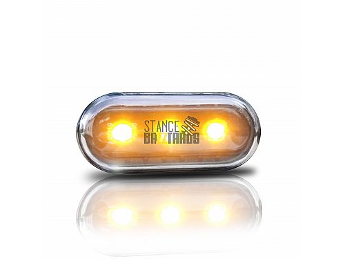 Боковые повторители поворота в крыло JOM Volkswagen Passat B5 (3B) (1996-2000) светодиодные (LED) (3 диода) черные, 80067-2 Боковые повторители поворота в крыло JOM Volkswagen Passat B5 (3B) (1996-2000) светодиодные (LED) (3 диода) черные, 80067-2