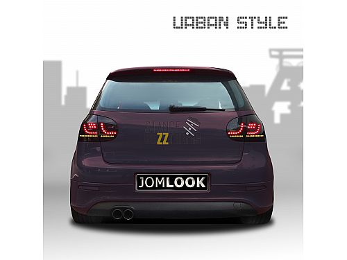 Фонари (фары) задние Jom Volkswagen Golf 5 поколение (MK5) (1K) (2003-) светодиодные (LED) черные, 82871-2 Фонари (фары) задние Jom Volkswagen Golf 5 поколение (MK5) (1K) (2003-) светодиодные (LED) черные, 82871-2